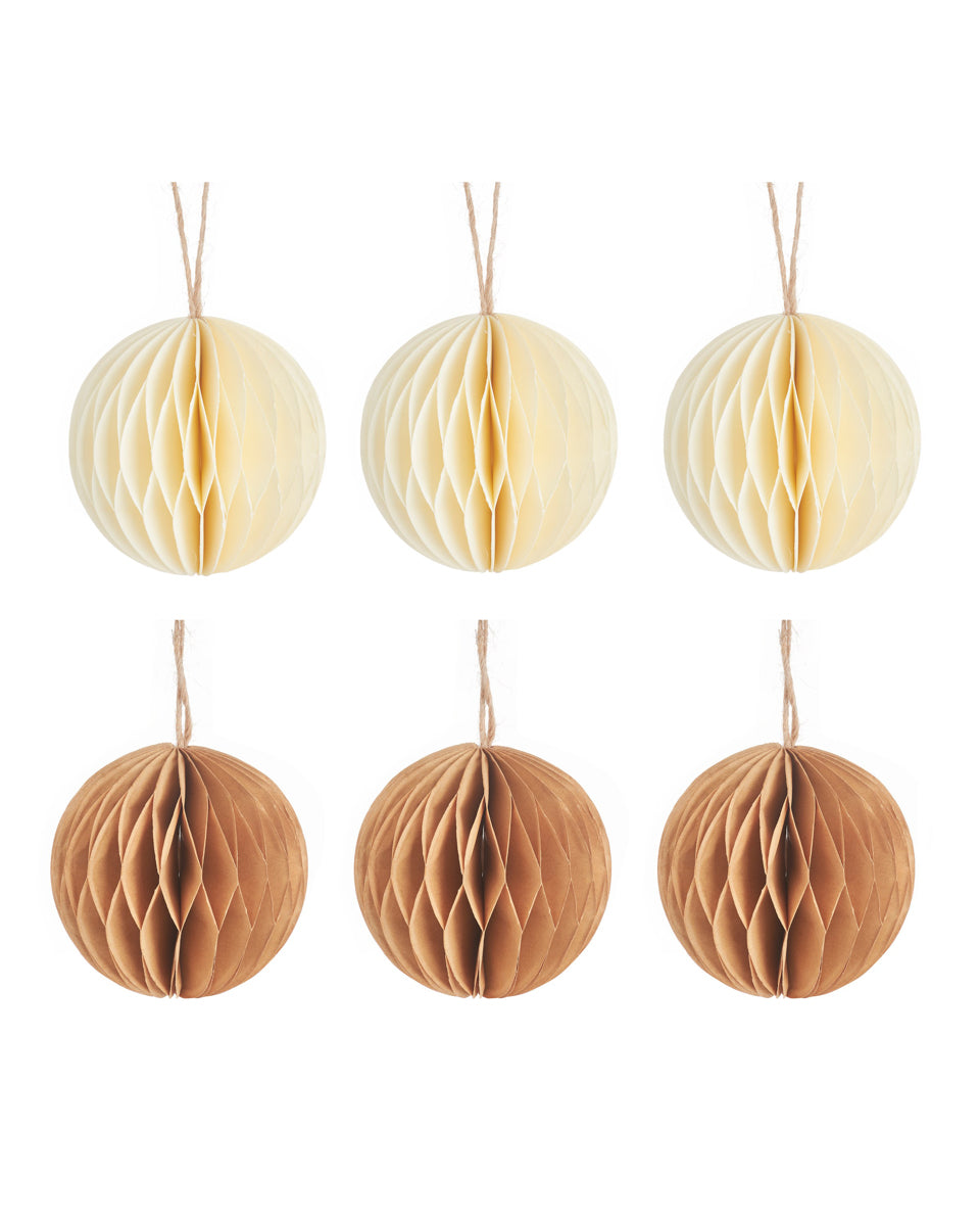 Cream and Gold Paper Hanging