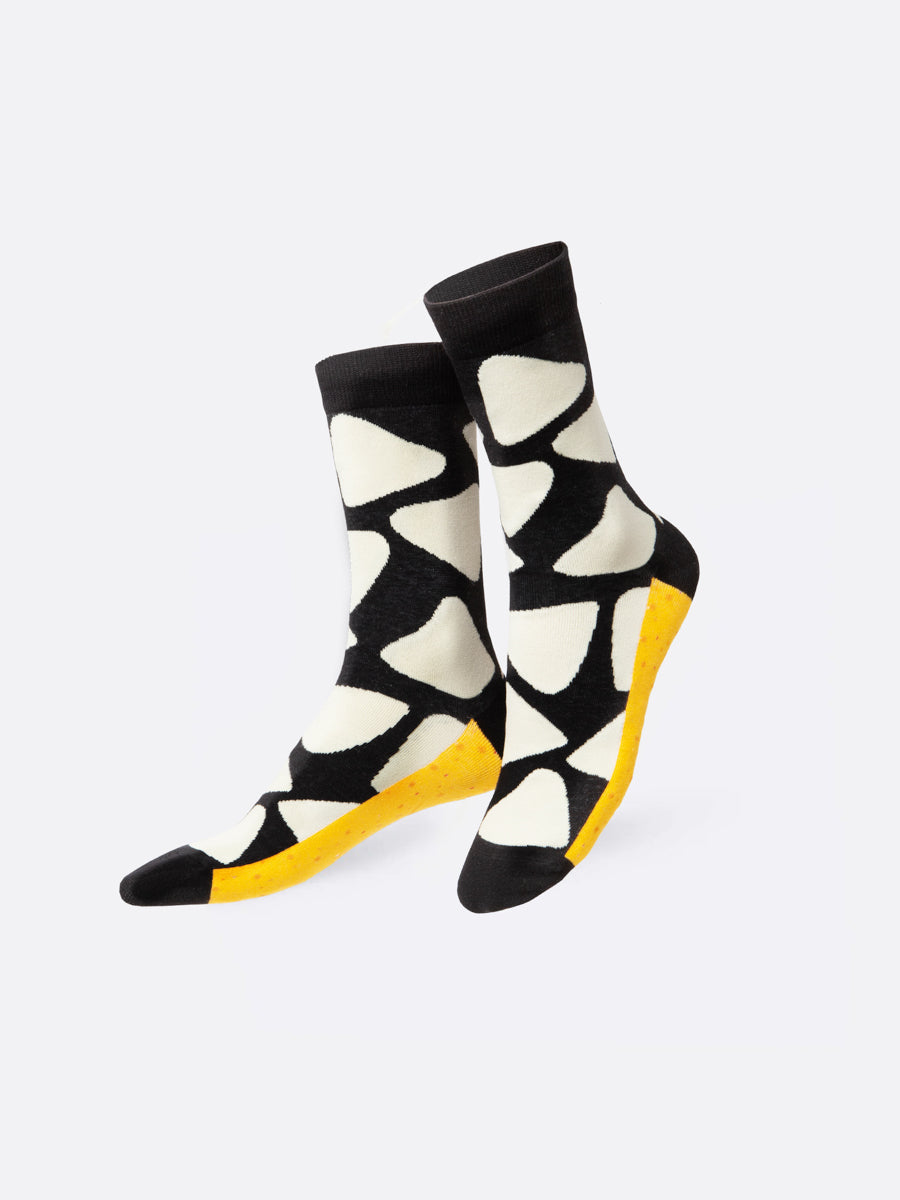 Crunchy Nachos Socks – Black — mynd 3