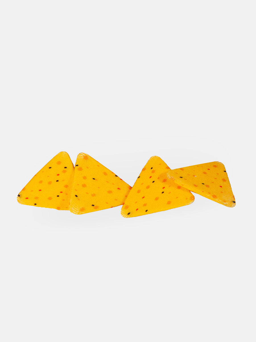 Crunchy Nachos Socks – Black — mynd 4