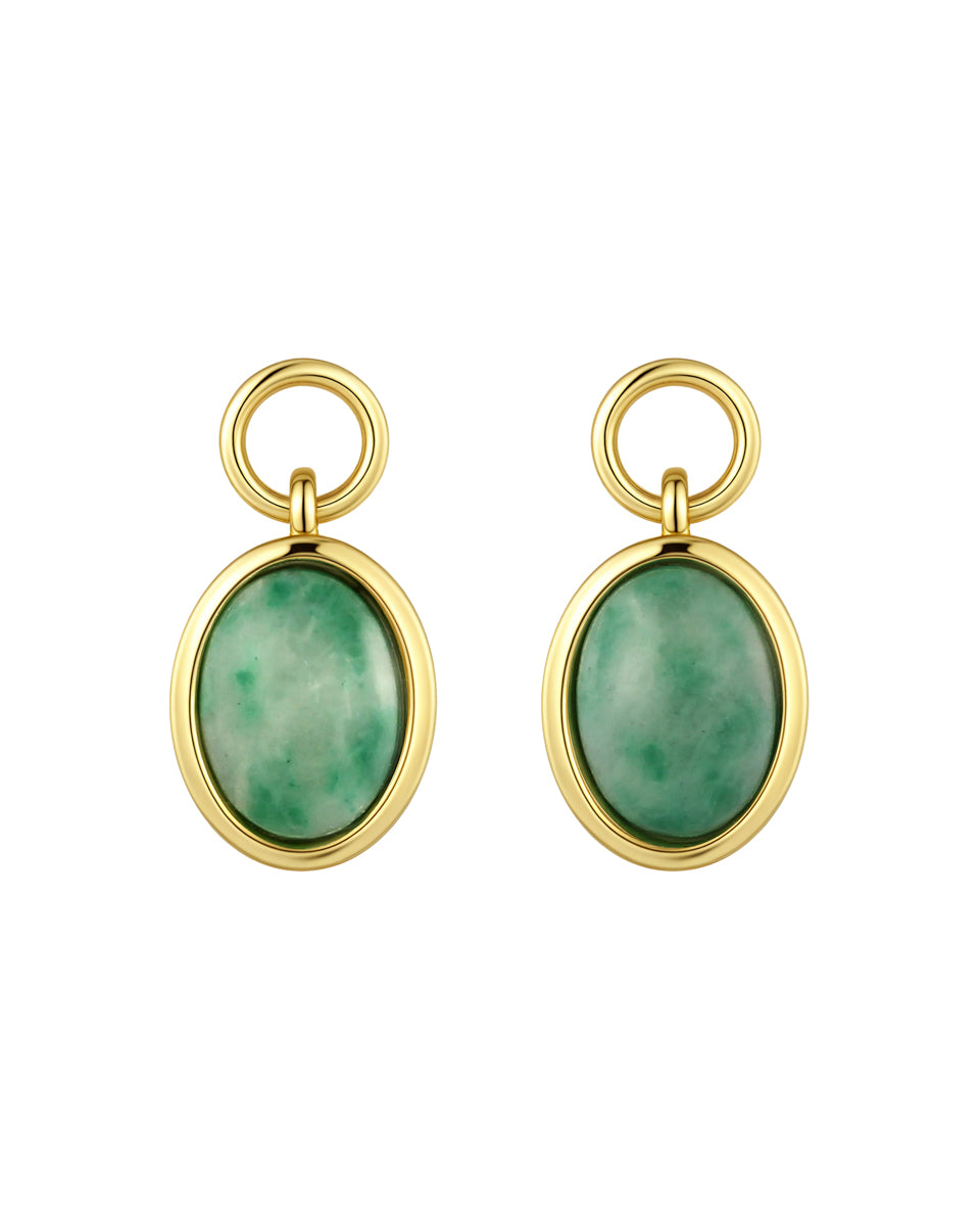 Oval pendant – Emerald