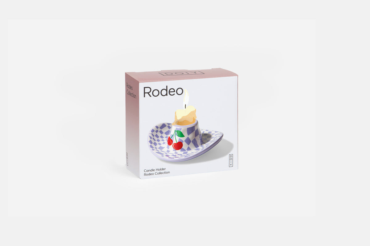 Cowboy Hat Candle Holder – Lilac — mynd 3