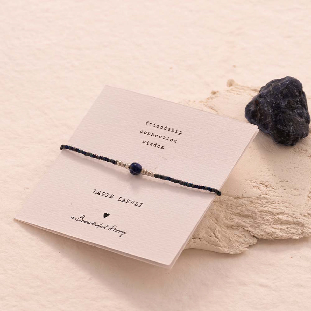 Iris Card Lapis Lazuli Bracelet — mynd 3