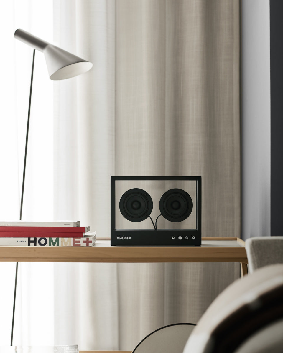 Small Transparent Speaker – Black