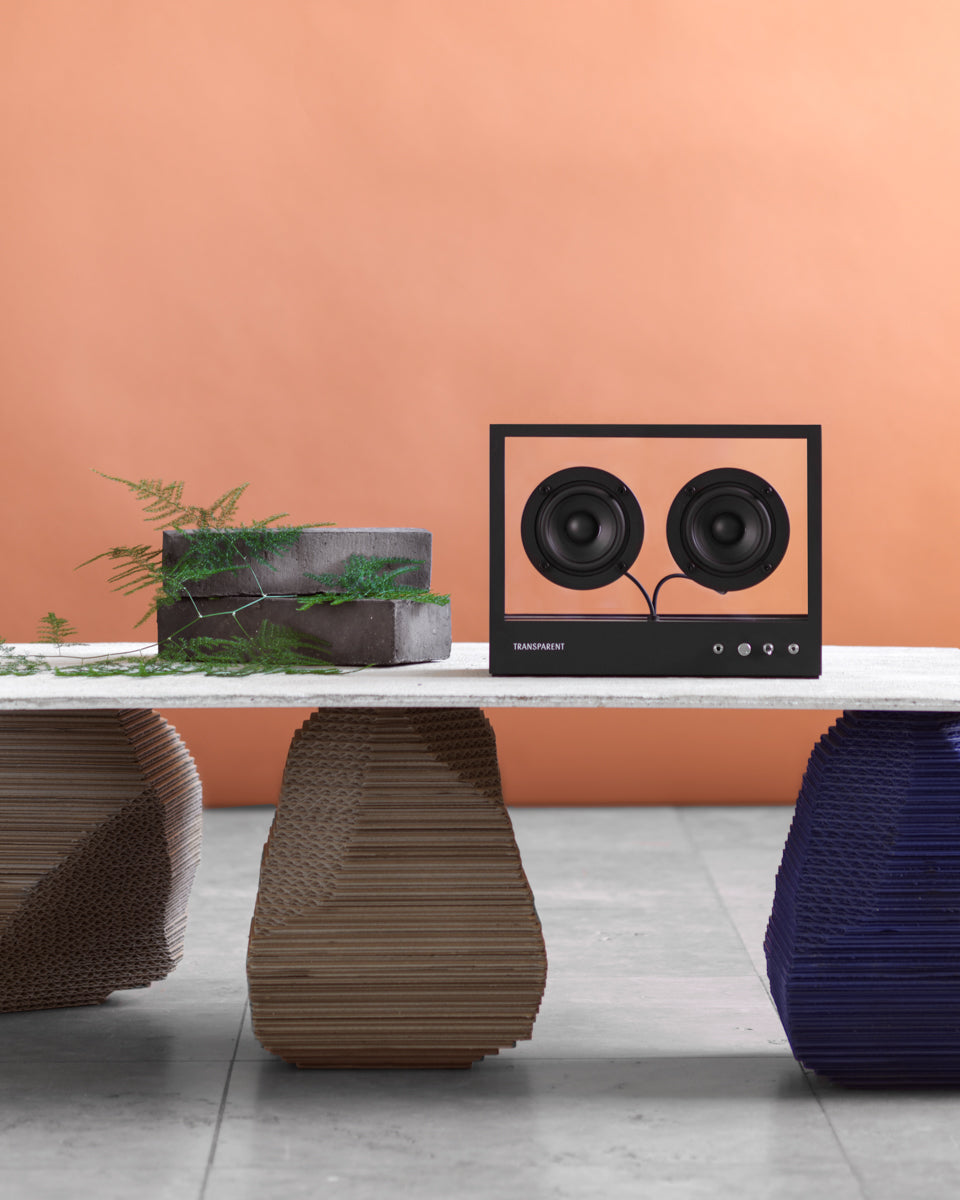 Small Transparent Speaker – Black