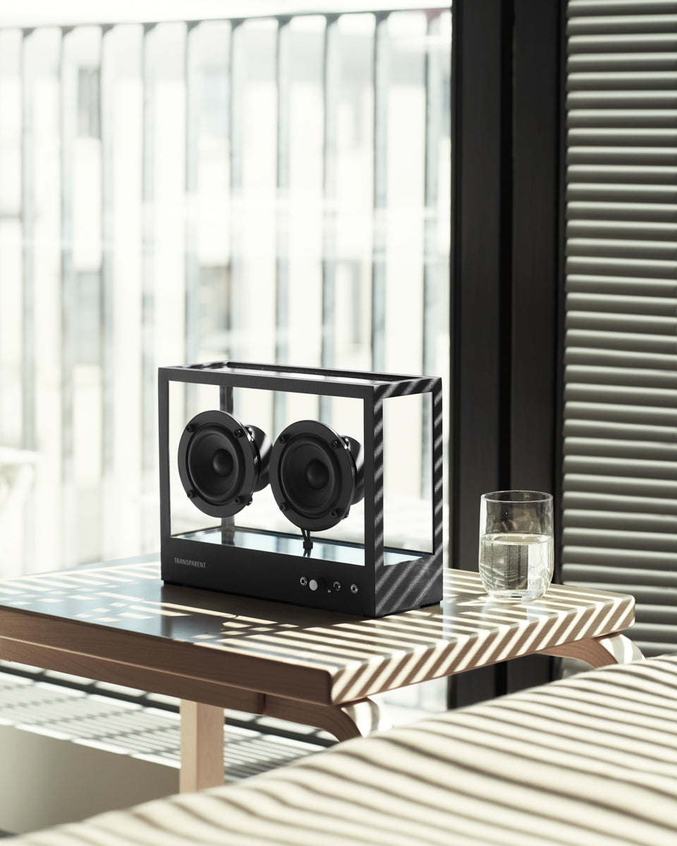 Small Transparent Speaker – Black