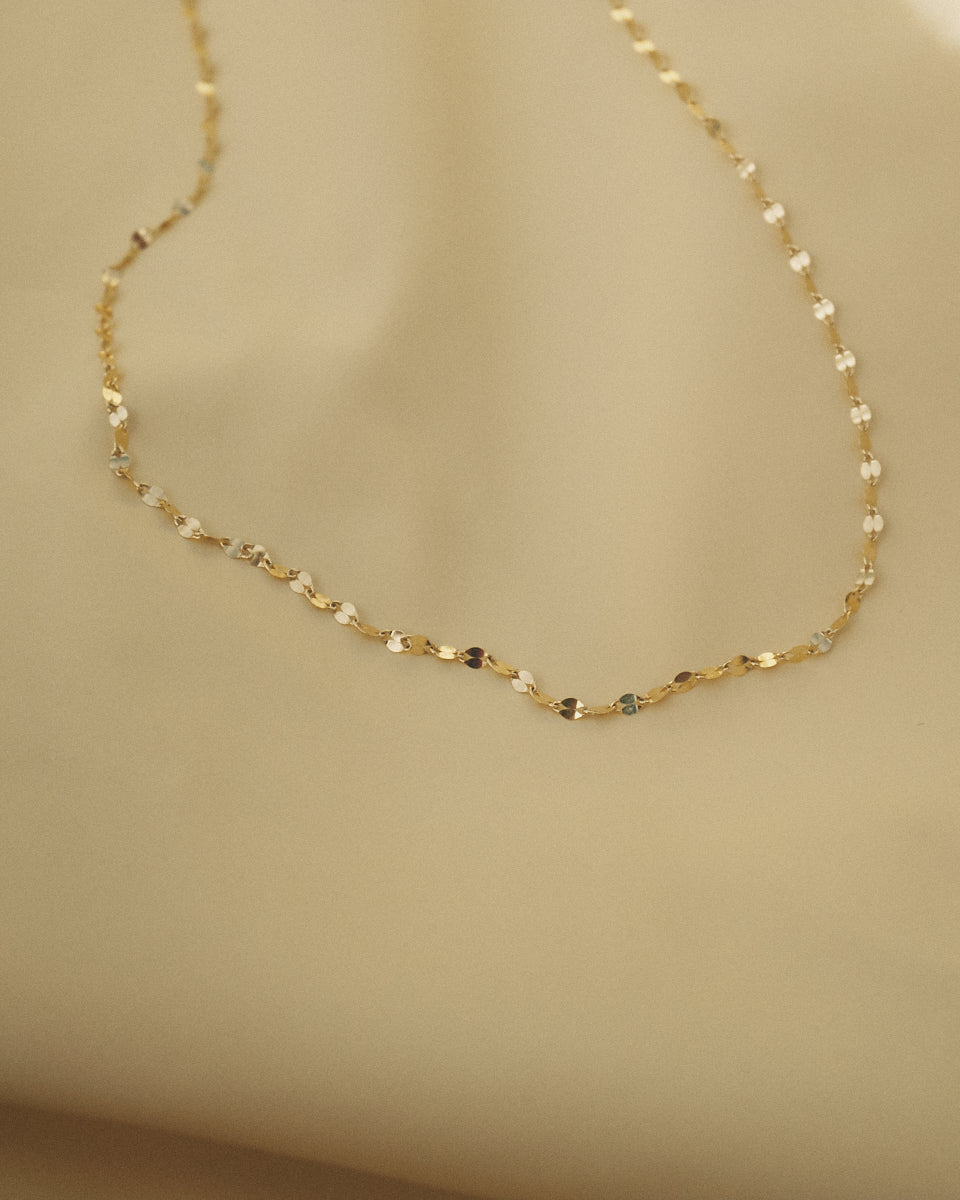 Tíbrá hálsmen – Gold Vermeil