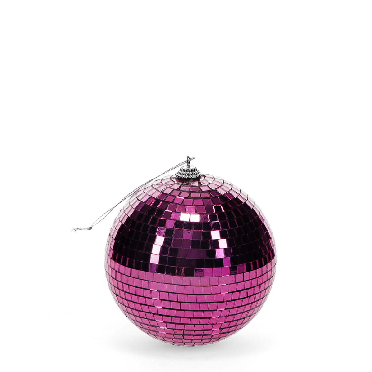 Hanging disco ball (10cm) - Pink — mynd 3