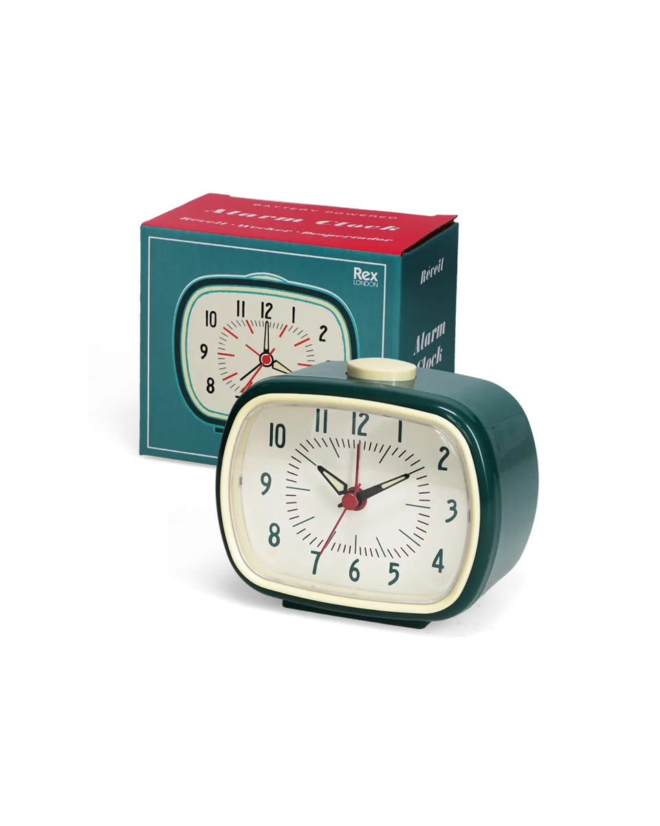 Retro Alarm Clock - Petrol Bl.