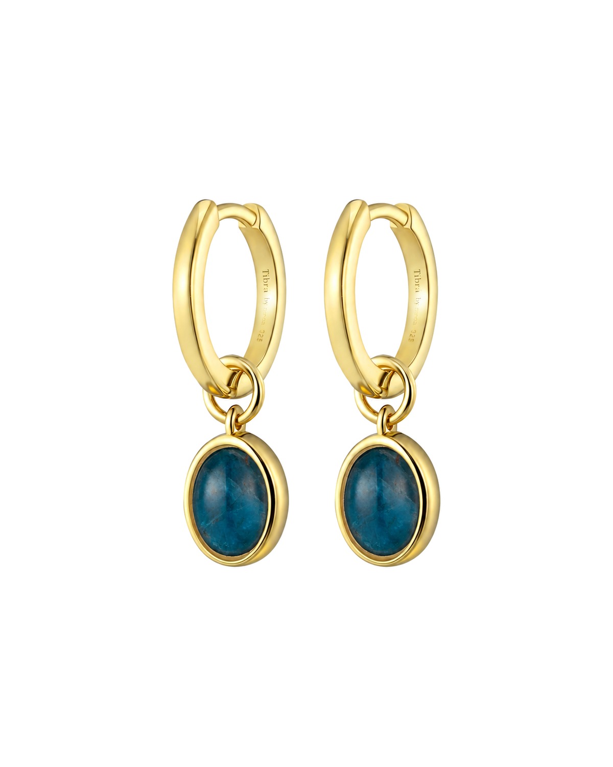 Charm Huggies with Apatite