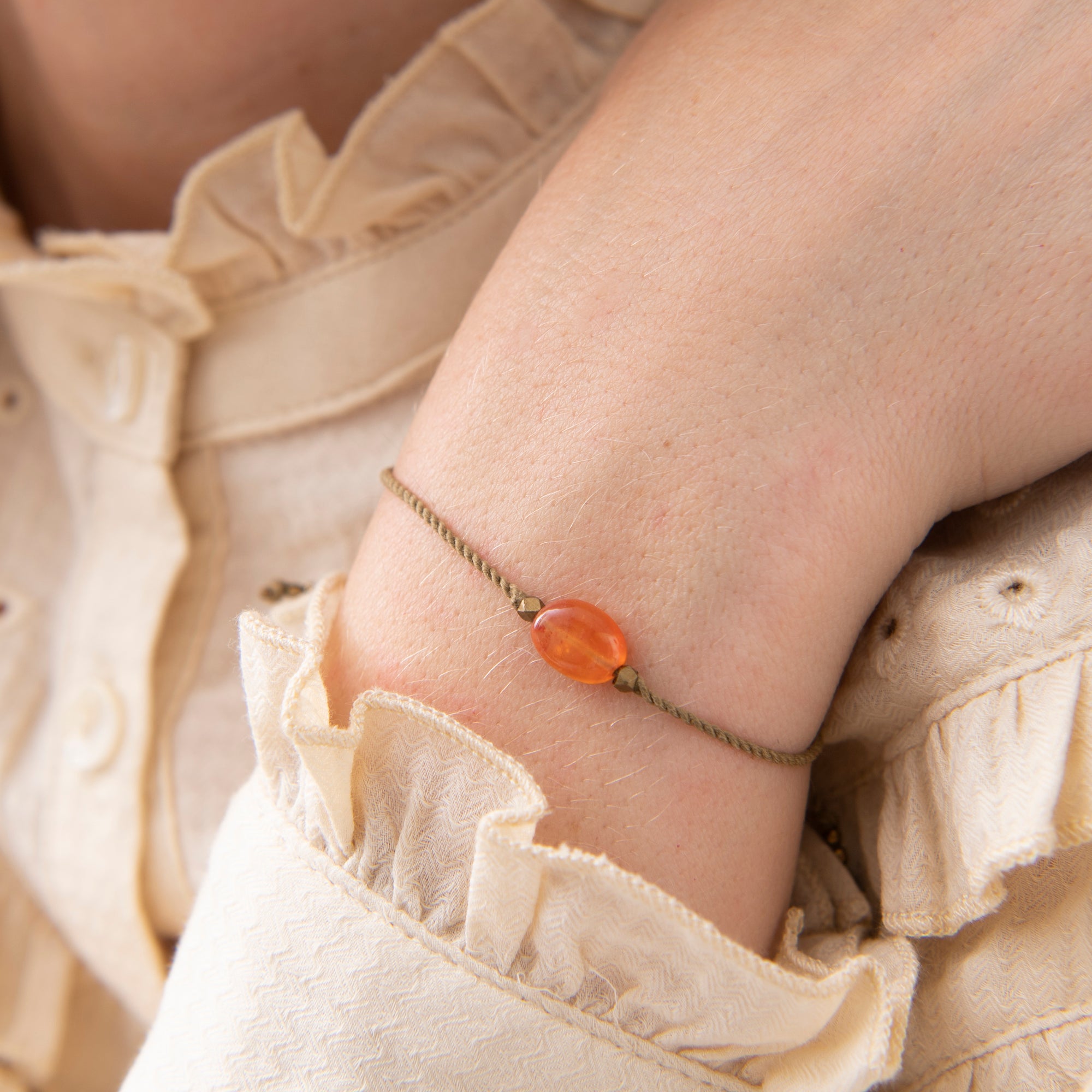 Gemstone Bracelet – Carnelian — mynd 3