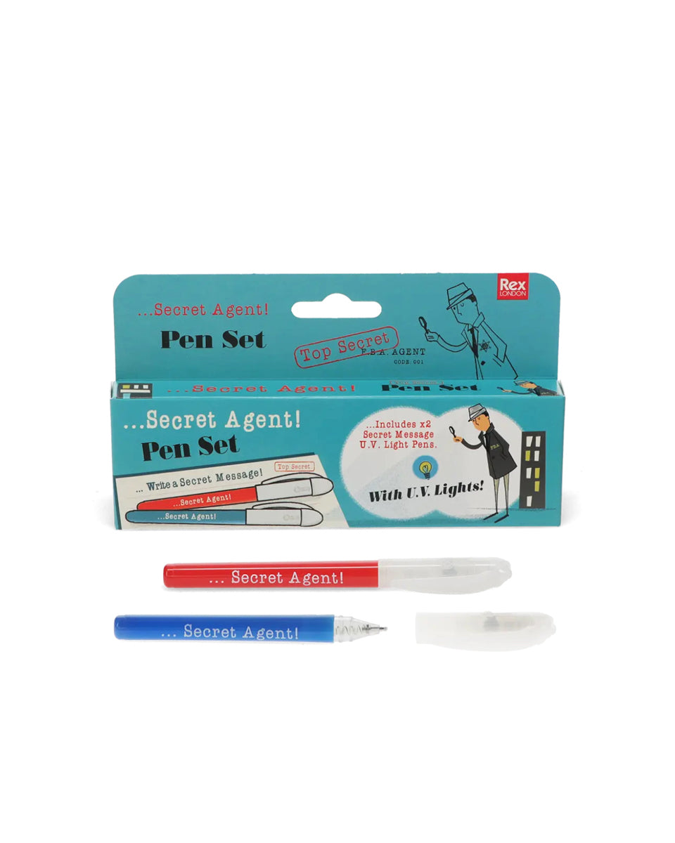 Secret Agent Invisible Ink Spy Pens