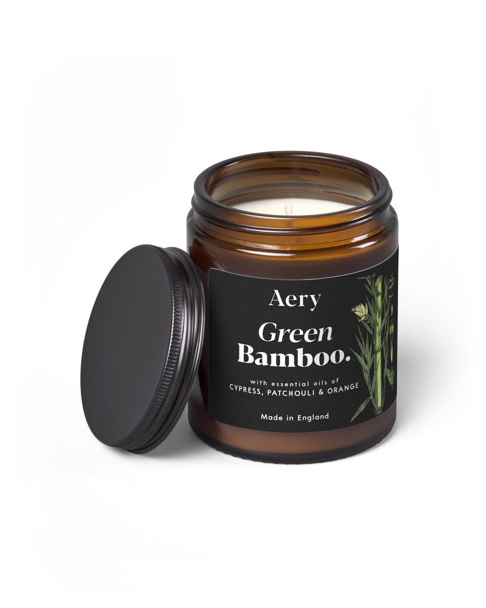 Green Bamboo Jar Candle