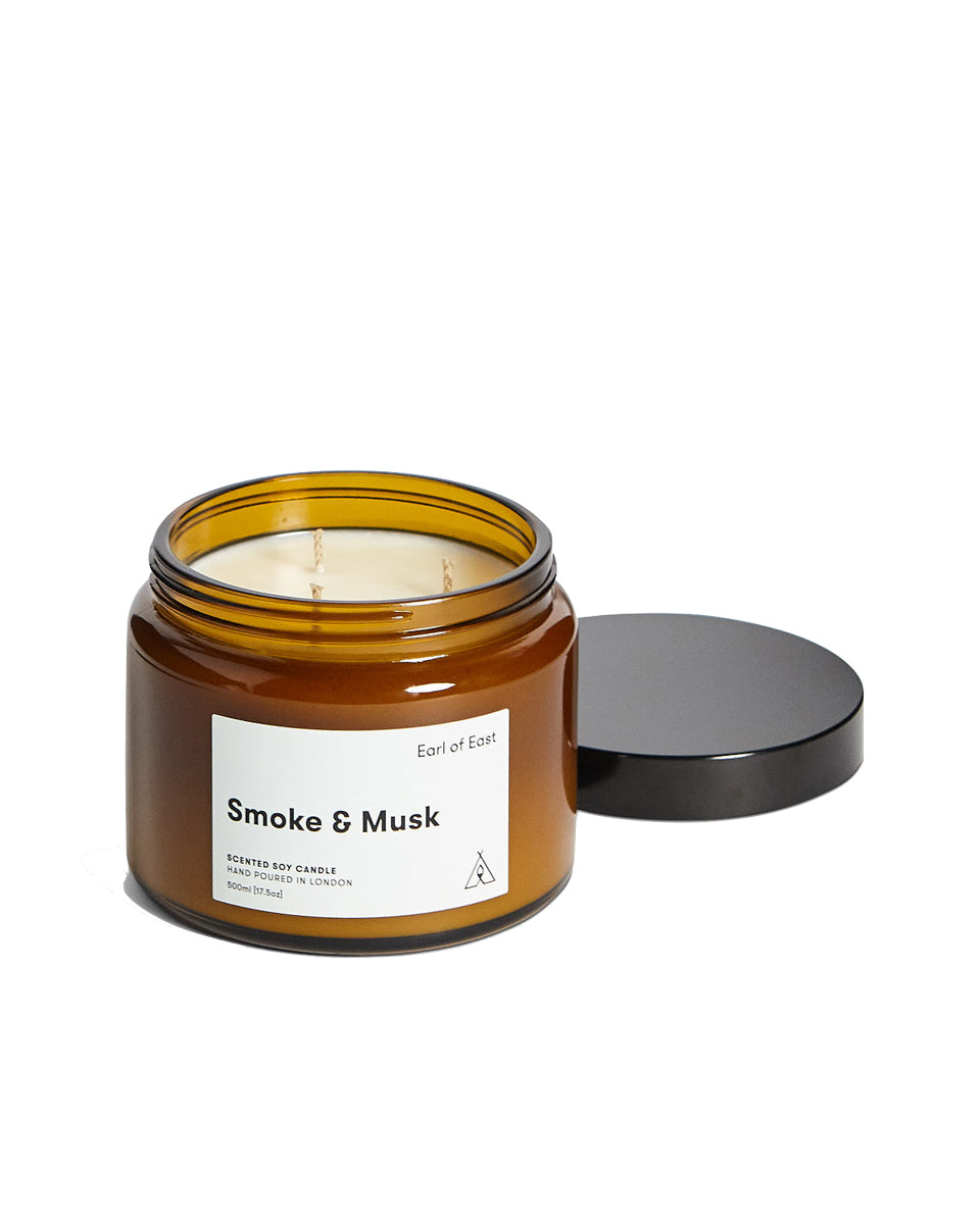 Earl of East Smoke and Musk Candle – Large