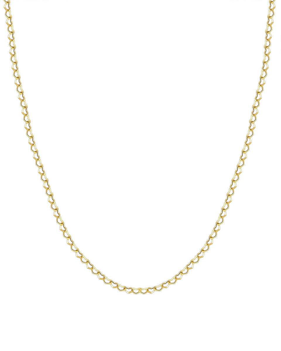 Heart Necklace 45 cm – Gold