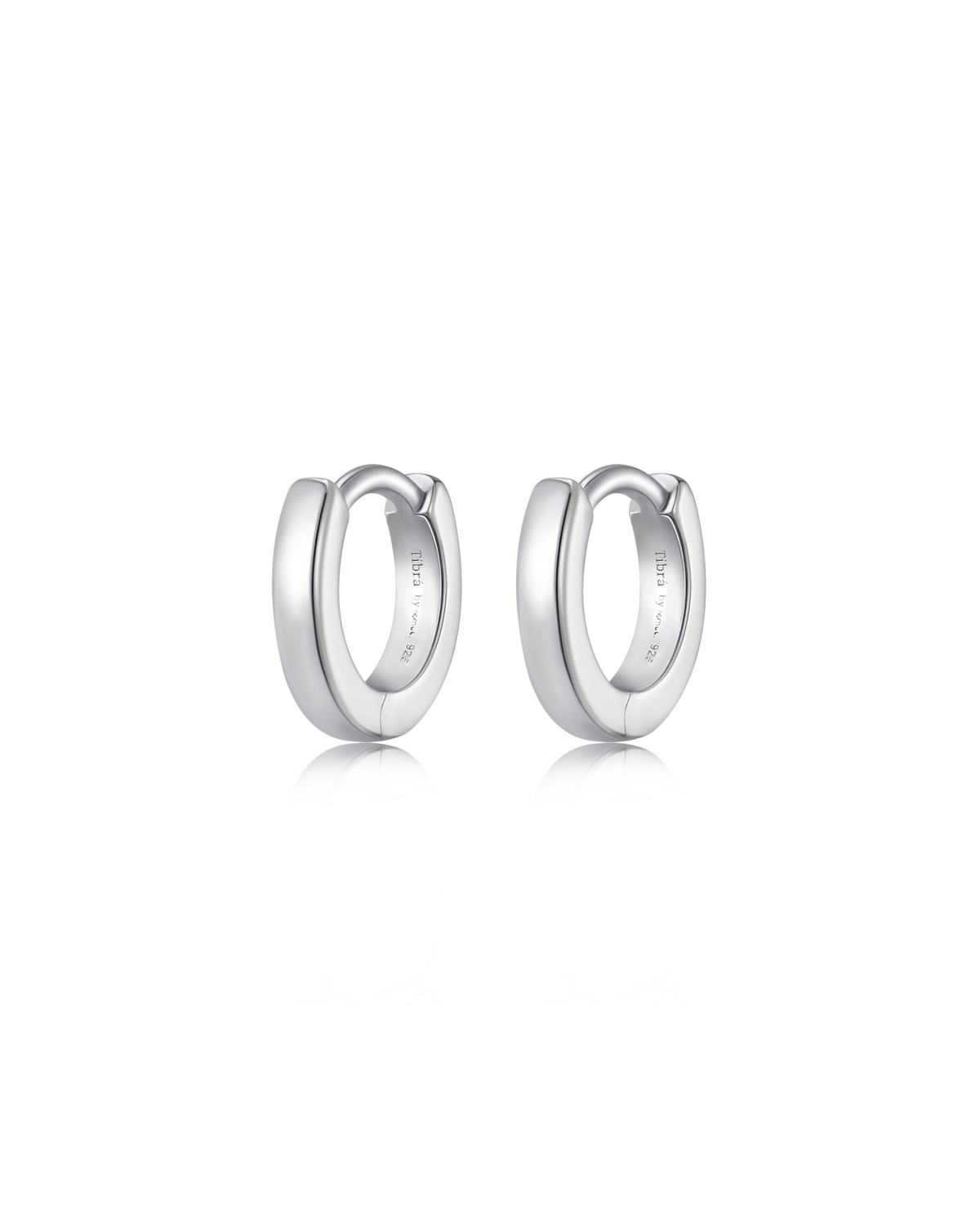 Charm Huggies – Silver, 10 mm
