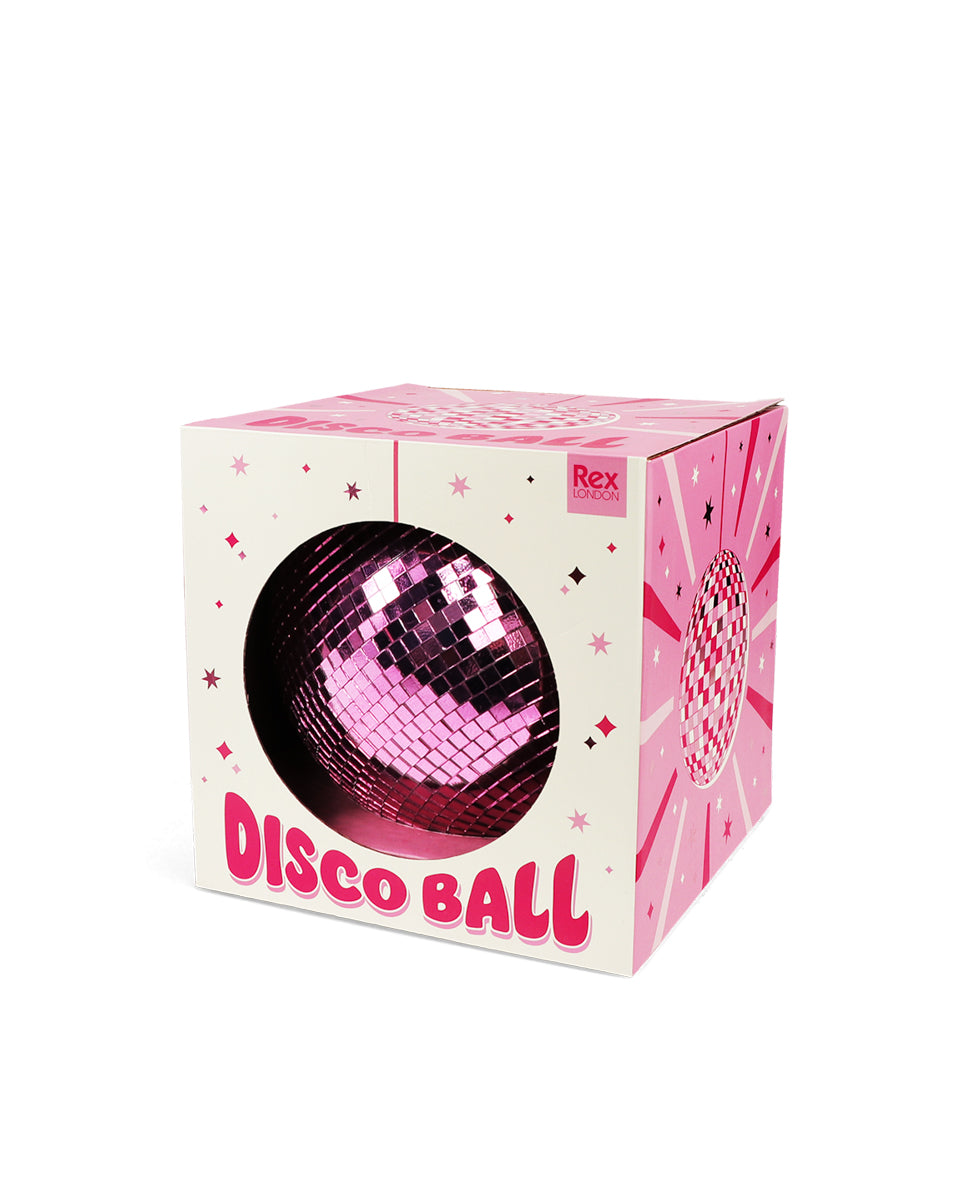 Hanging Disco Ball – Pink
