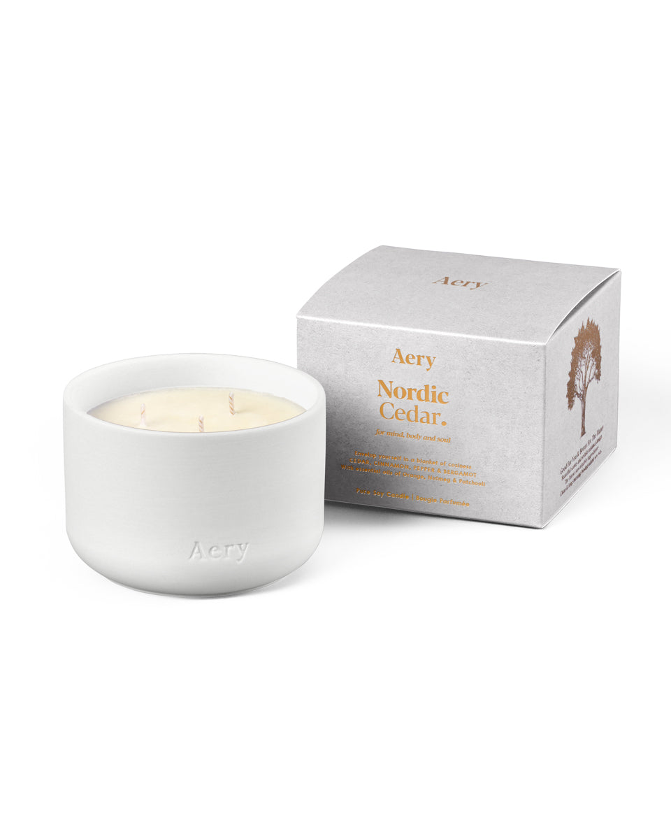 Nordic Cedar Triple Wick Candle