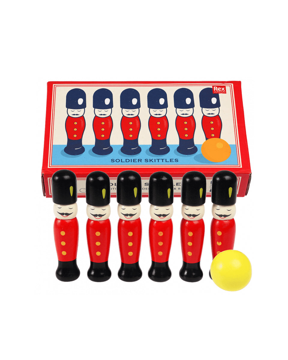 Soldier Skittles Wooden Toy