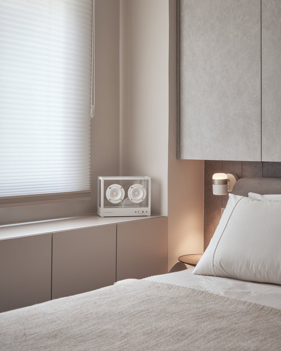 Small Transparent Speaker – White