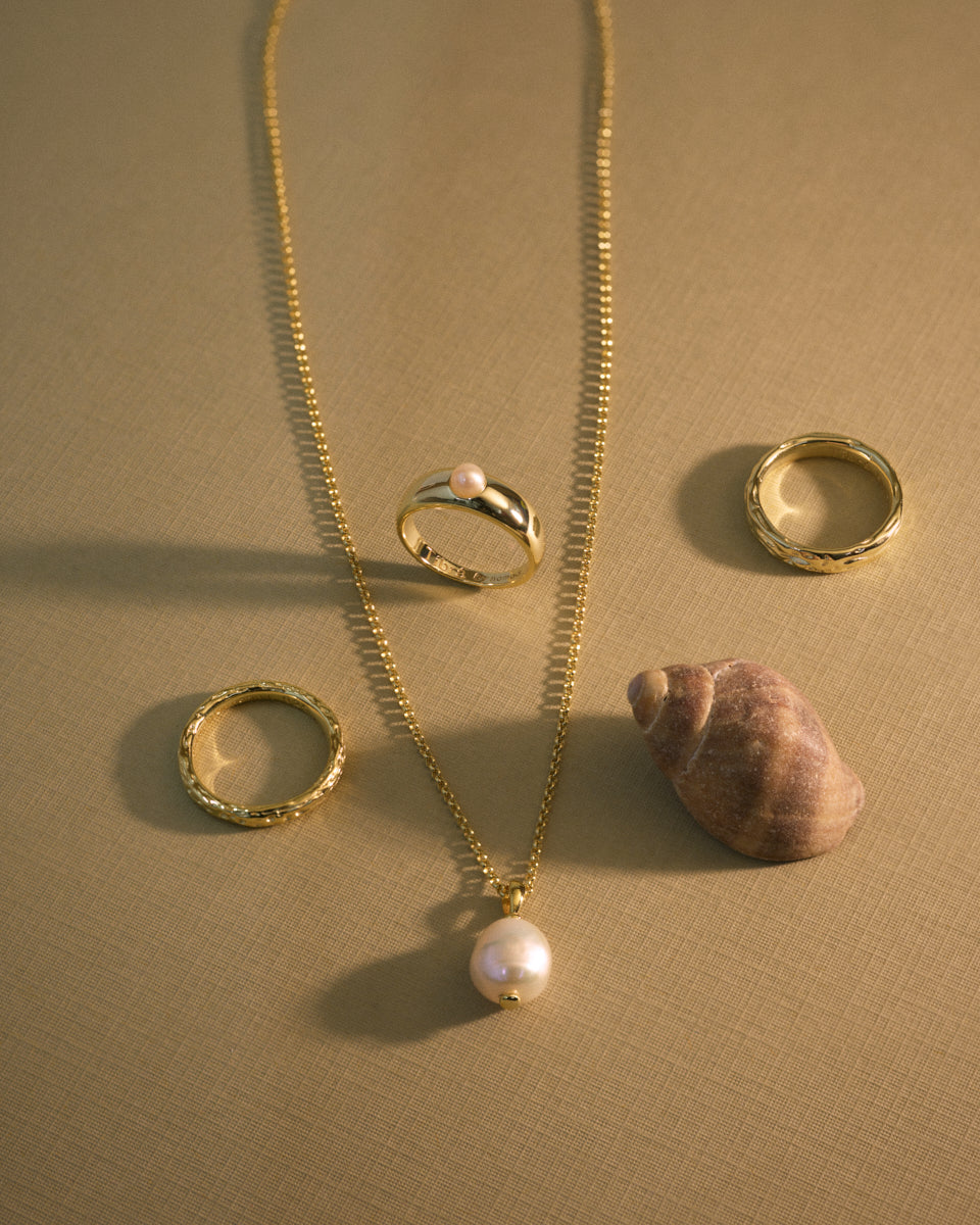 Earth ring – Gold Vermeil