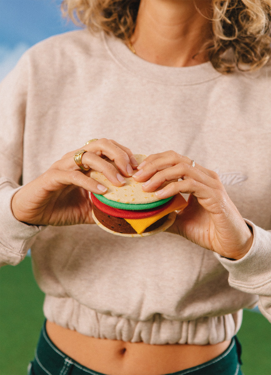 Cheeseburger Socks — mynd 3