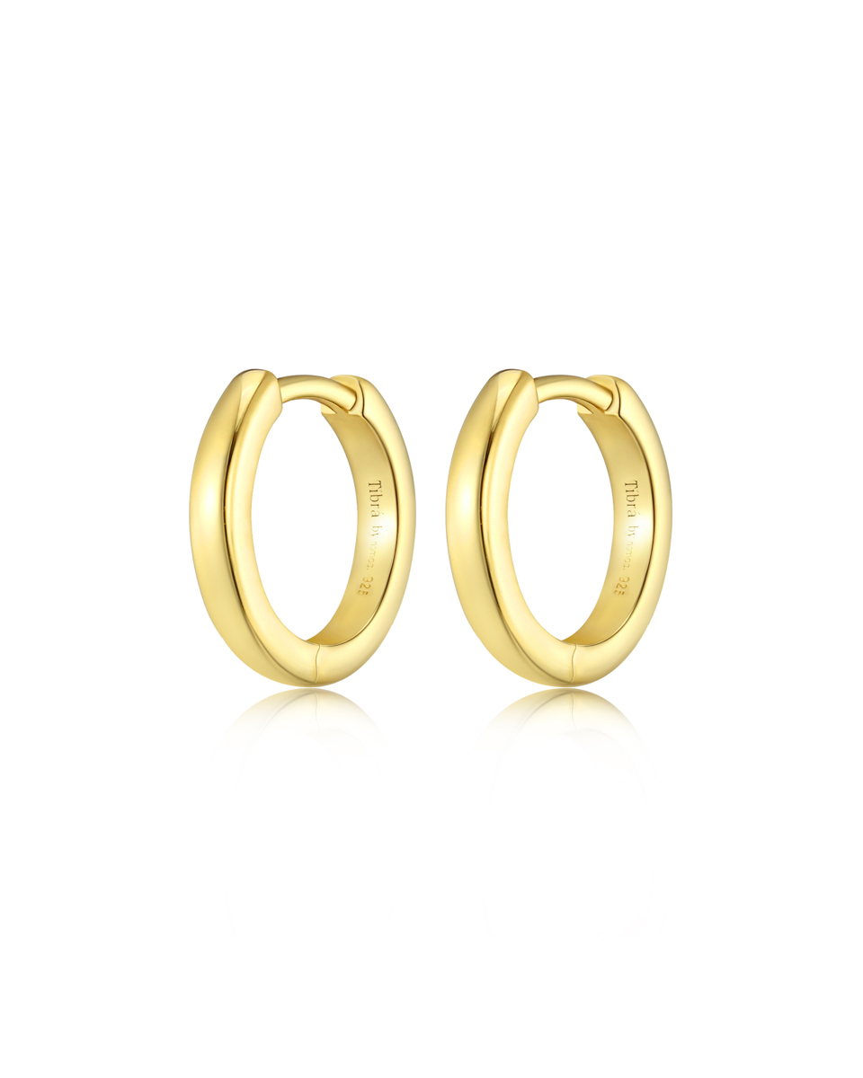 Charm Huggies – Gold, 12 mm
