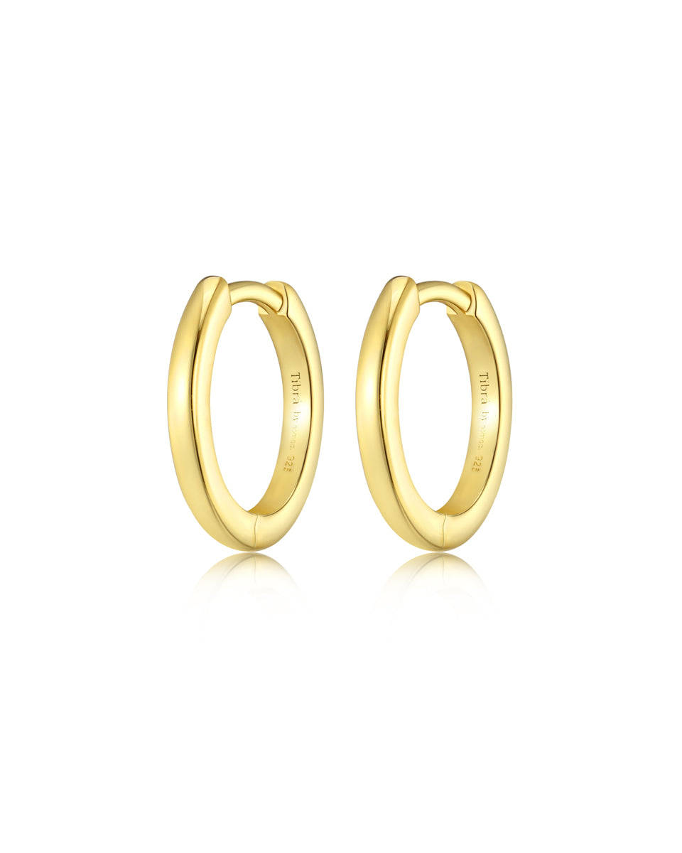 Charm Huggies – Gold