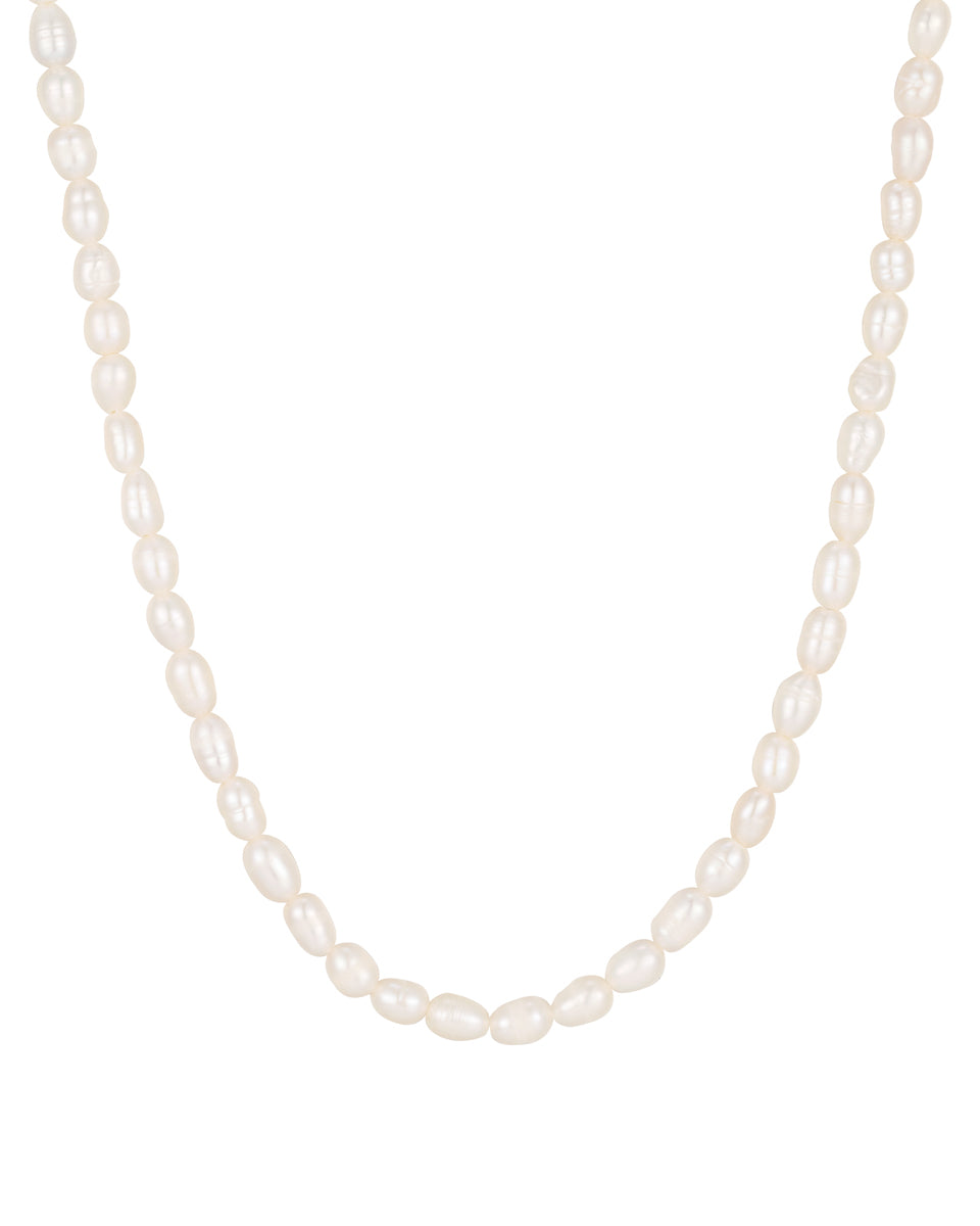 Pearl necklace – Gold