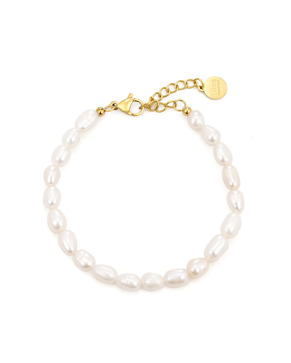 Pearl bracelet – Gold