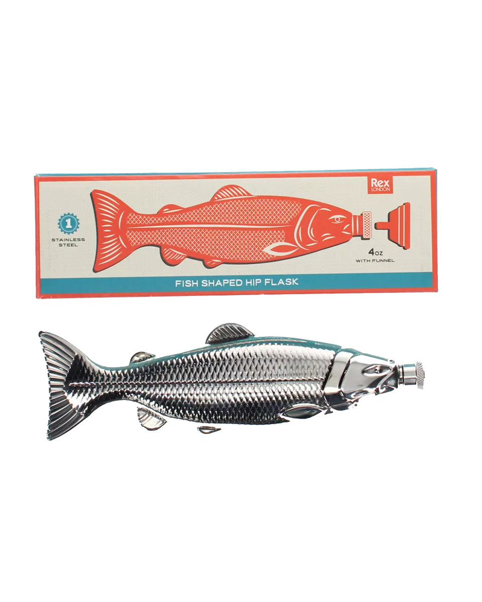 Fish-Shaped Hip Flask