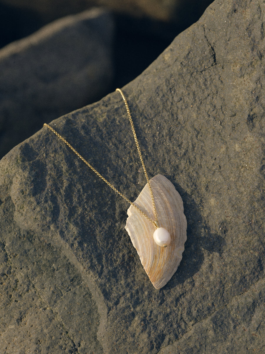 Vintage Pearl hálsmen – Gull, 50 cm
