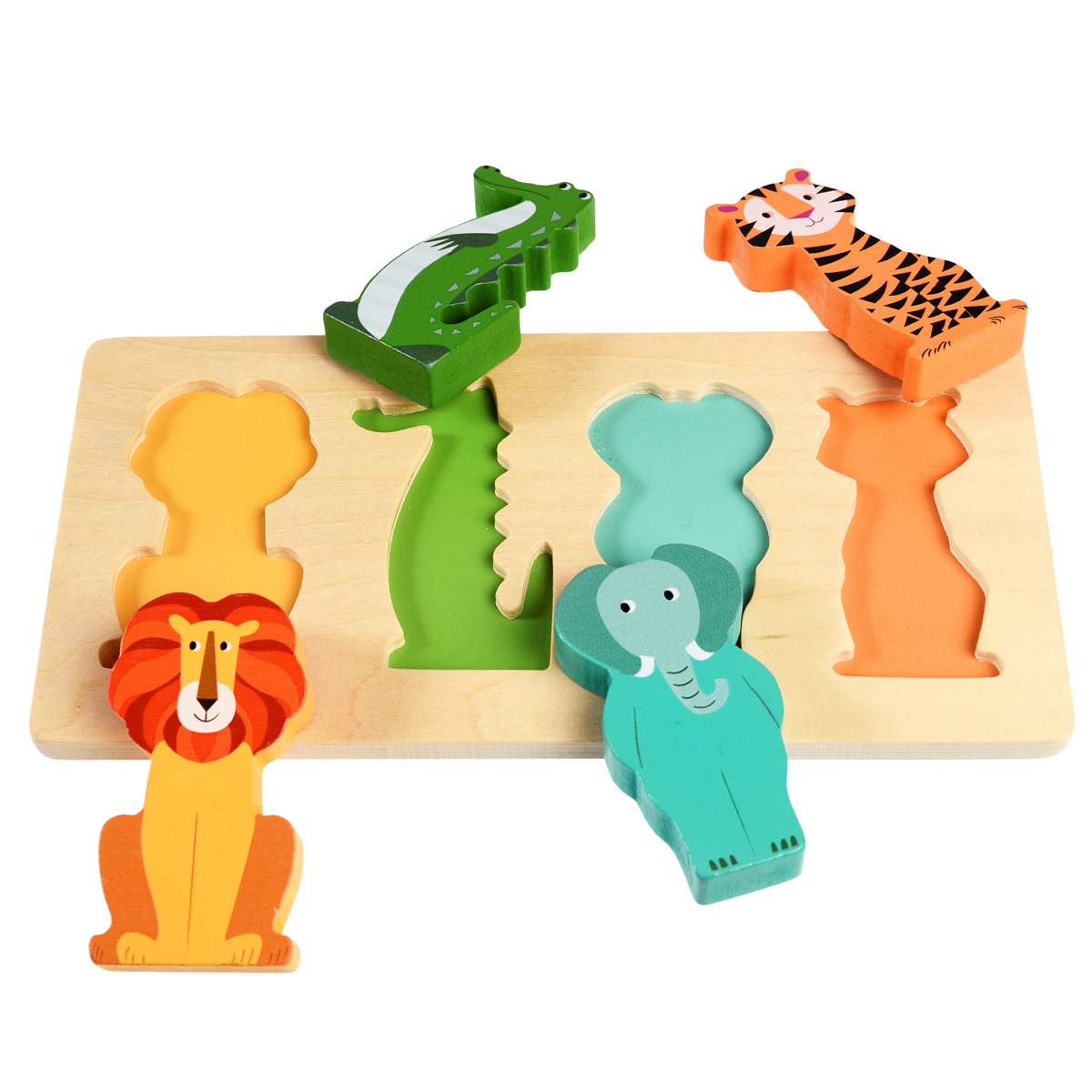 Wooden Puzzle – Colourful Creatures