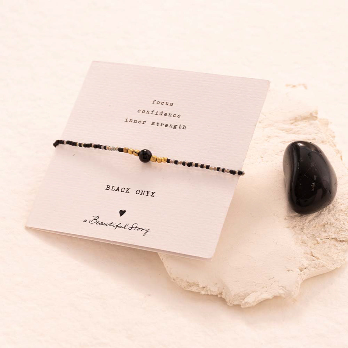 Iris Card Black Onyx Bracelet — mynd 3