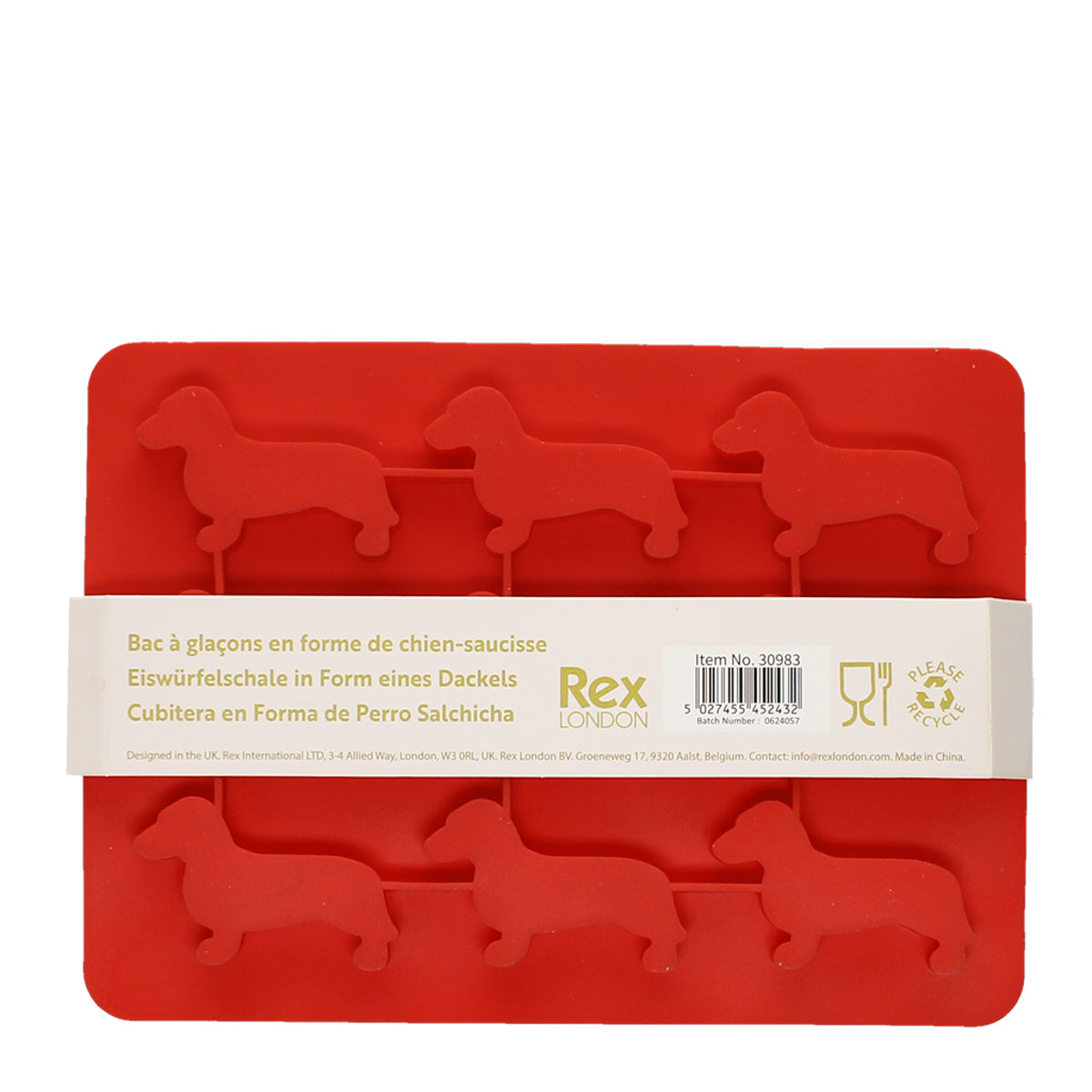 Silicone Ice Cube Tray – Sausage Dog