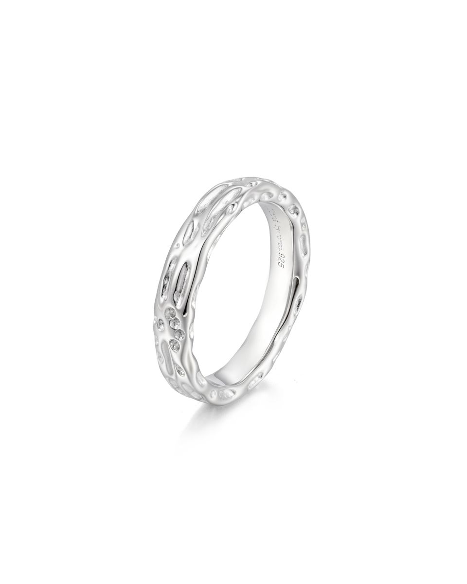 Driftwood ring – Silver