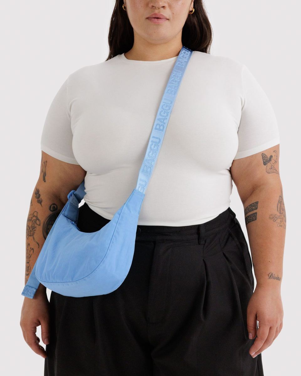 Small Nylon Crescent Bag – Piscine